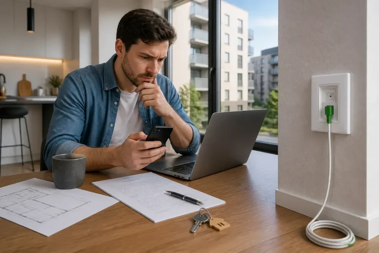 Comment savoir si la fibre est disponible dans un appartement avant d’emménager ?